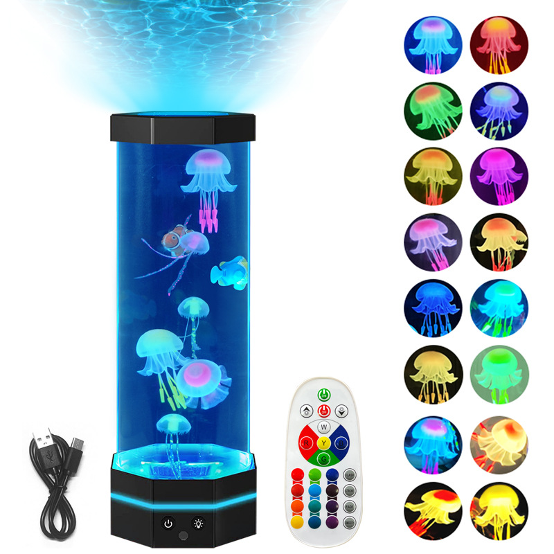 Color Changing Jellyfish Lava Lamp